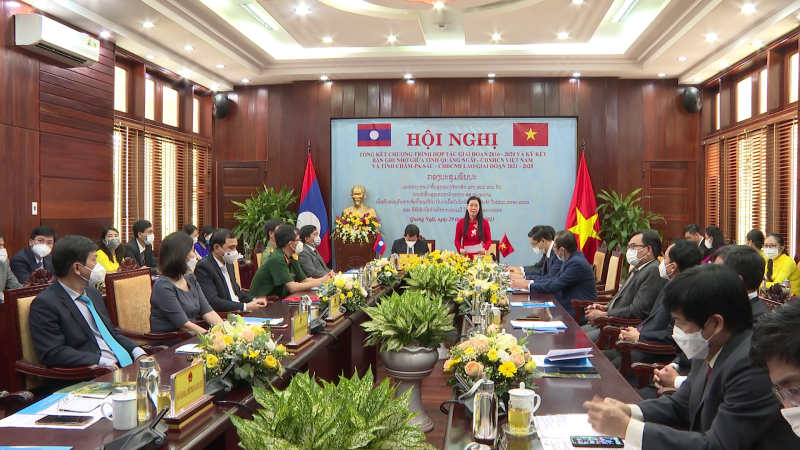 K&yacute; kết bi&ecirc;n bản ghi nhớ giữa 02 tỉnh Quảng Ng&atilde;i v&agrave; Champasak giai đoạn 2021 - 2025