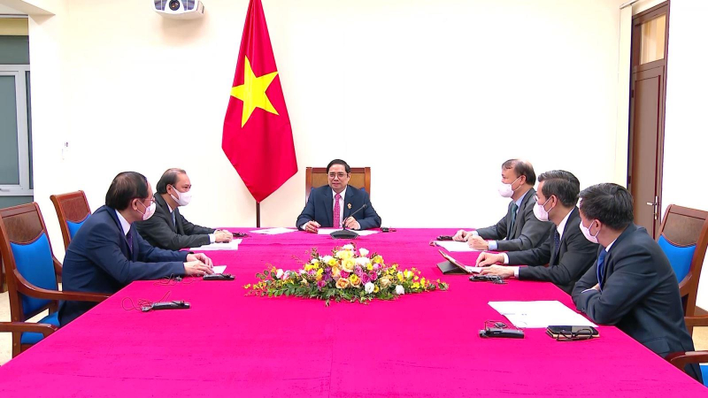 Thủ tướng điện đ&agrave;m với Tổng thống Chile
