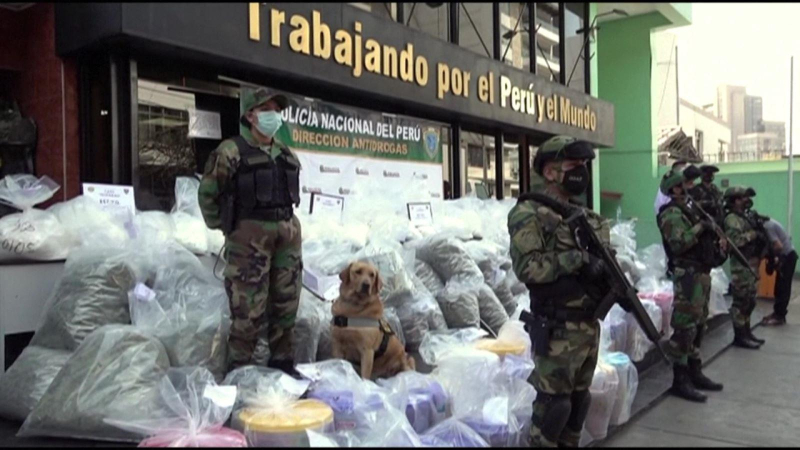 Peru tịch thu lượng cocaine kỷ lục