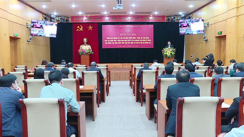 Hội nghị b&aacute;o c&aacute;o nhanh kết quả hội nghị Trung ương 4, kh&oacute;a XIII