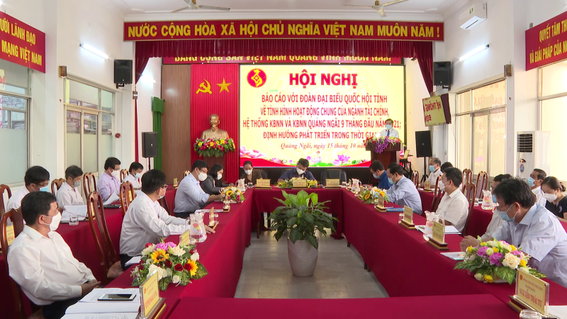 Đoàn Đại biểu Quốc hội tỉnh làm việc với ngành Tài chính, hệ thống Kho bạc Nhà nước