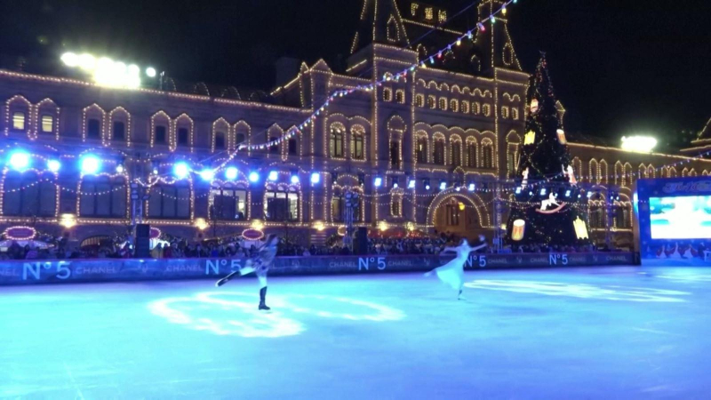 Sân trượt băng Quảng trường Đỏ mở cửa đón mùa lễ hội