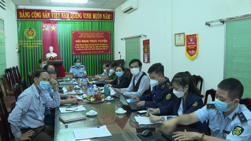 Hội nghị trực tuyến về chống buôn lậu, gian lận thương mại, hàng giả