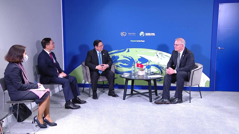 Thủ tướng tiếp Thủ tướng Australia và Chủ tịch Hội đồng châu Âu