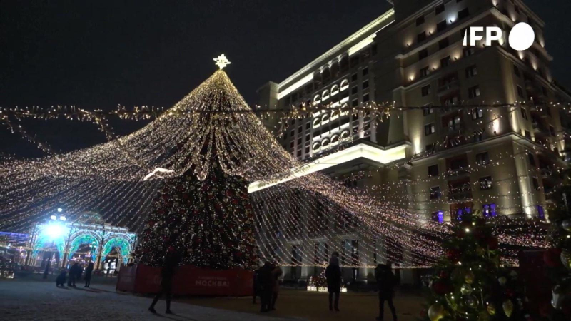 Moscow, Nga lung linh ch&agrave;o đ&oacute;n năm mới 2022