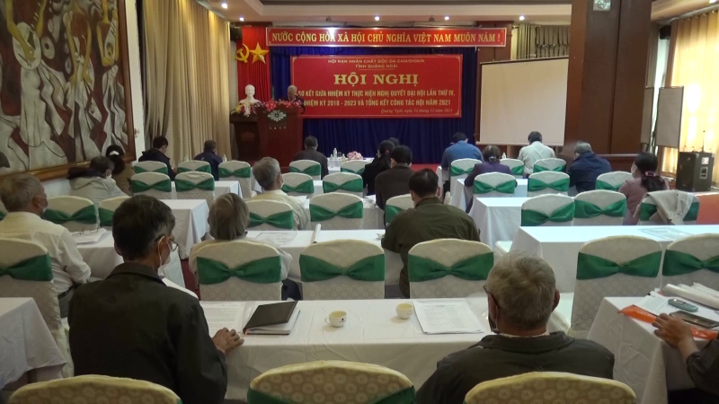 Hội nạn nhân chất độc da cam/Dioxin tỉnh sơ kết giữa nhiệm kỳ