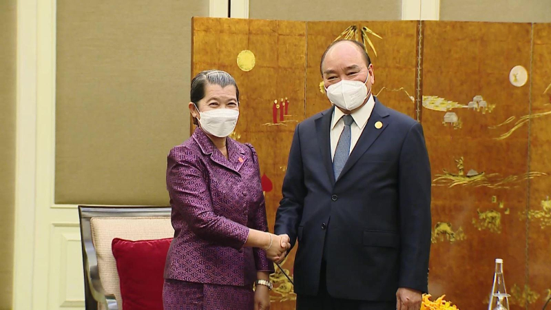 Chủ tịch nước tiếp Phó Thủ tướng Campuchia Mem Sam On