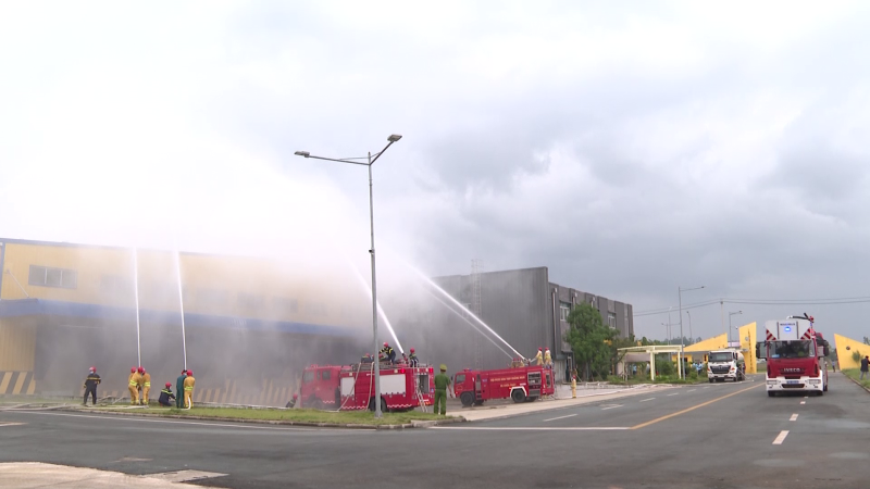 Thực tập chữa cháy tại Công ty TNHH GESIN Việt Nam