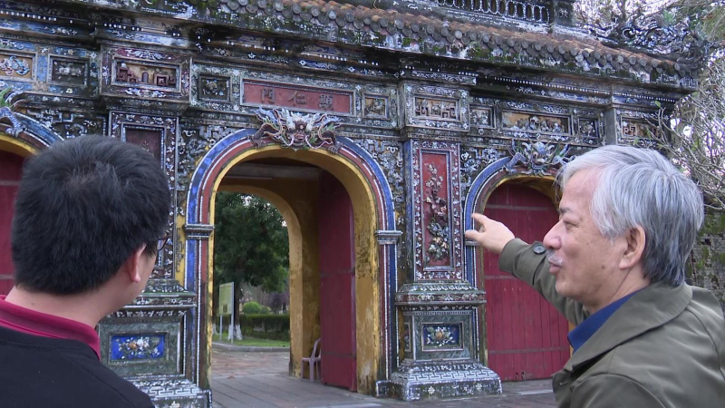 Biều tượng Hổ phù trên kiến trúc cung đình Huế