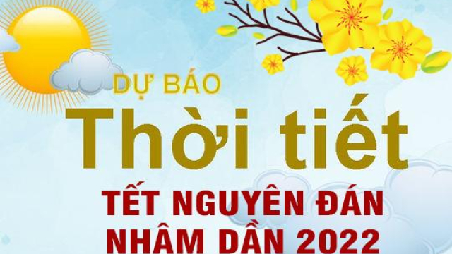 Dự báo thời tiết Tết nguyên đán Nhâm Dần năm 2022