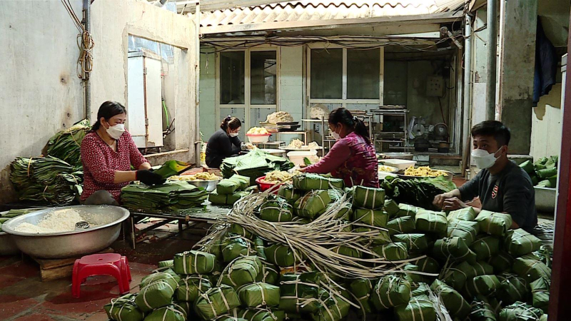 30 giây và bánh chưng làng Tranh Khúc