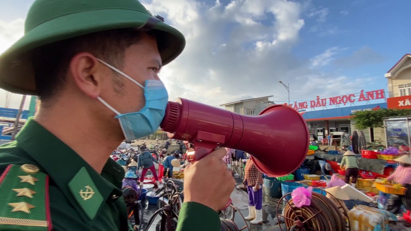 Đồn Biên phòng Sa Huỳnh tăng cường phòng chống dịch Covid-19