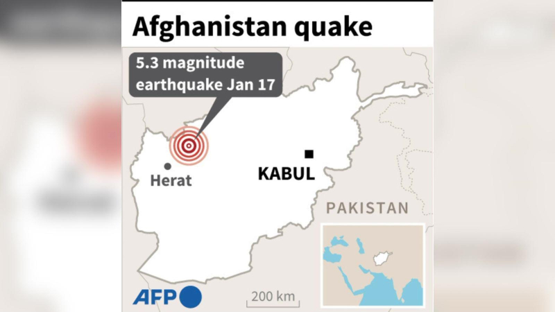 Động đất mạnh tại Afghanistan