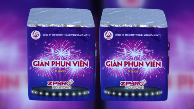 Tạm dừng bán 2 sản phẩm pháo hoa do có tiếng nổ