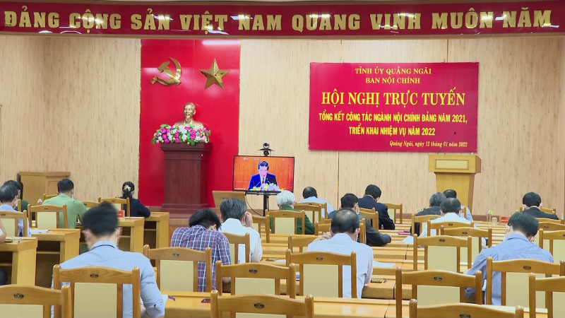 Ngành nội chính Đảng triển khai nhiệm vụ năm 2022