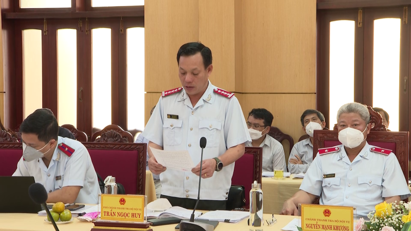 Thanh tra Bộ Nội vụ công bố Quyết định thanh tra tại tỉnh Quảng Ngãi