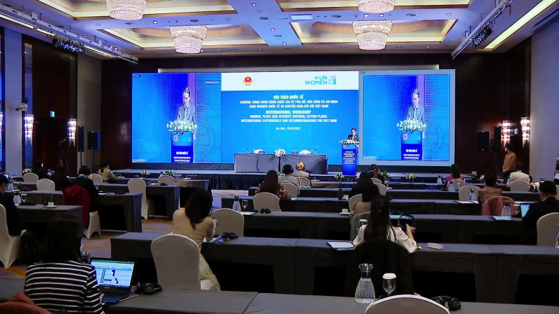 Củng cố chính sách trong sự tham gia của phụ nữ vào hòa bình và an ninh