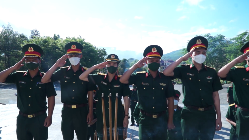 Tuổi trẻ lực lượng vũ trang tỉnh Quảng Ngãi “Hành quân về nguồn”