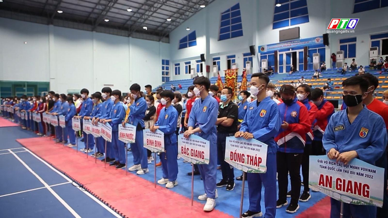 Khai mạc giải v&ocirc; địch c&aacute;c đội mạnh Vovinam to&agrave;n quốc tại Quảng Ng&atilde;i