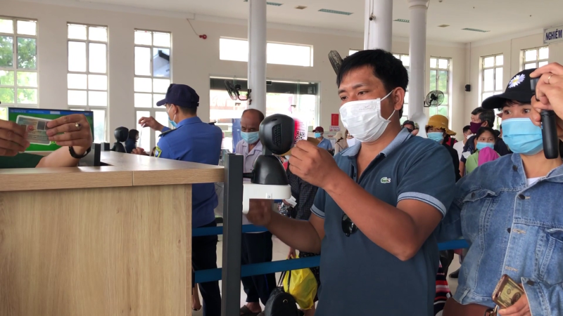 Cảng Sa Kỳ đưa phần mềm bán vé điện tử vào hoạt động