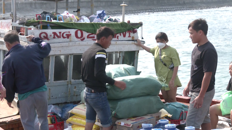 Nối lại giao thông Đảo lớn - Đảo bé Lý Sơn