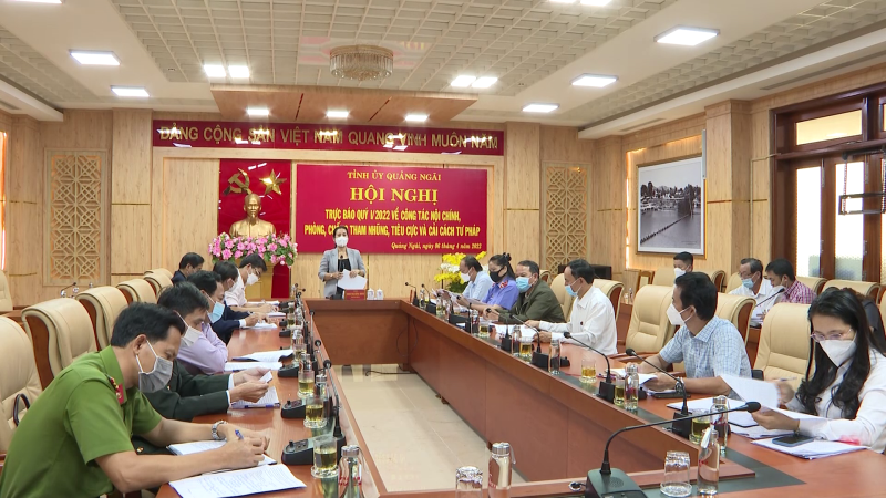 Hội nghị trực báo quý I/2022 khối nội chính