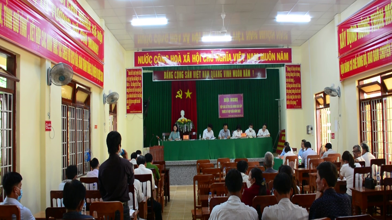 Đại biểu HĐND tỉnh tiếp xúc cử tri xã Tịnh Hà, huyện Sơn Tịnh