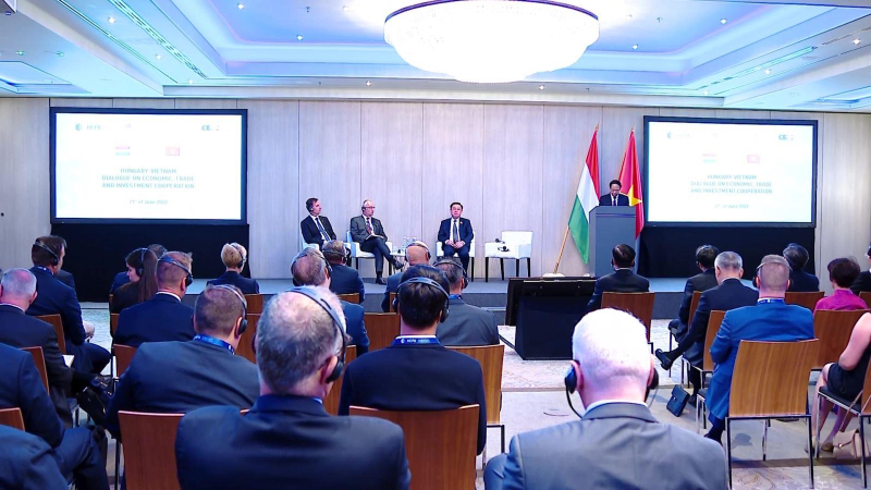 Tọa đ&agrave;m cấp cao Việt Nam &ndash; Hungary về Kinh tế, thương mại