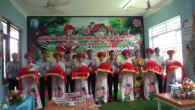 Khánh thành 2 thư viện trường tiểu học tại Nghĩa Hành