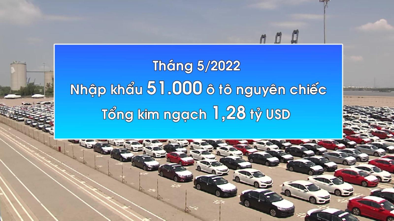 Cả nước nhập khẩu gần 14.000 ô tô