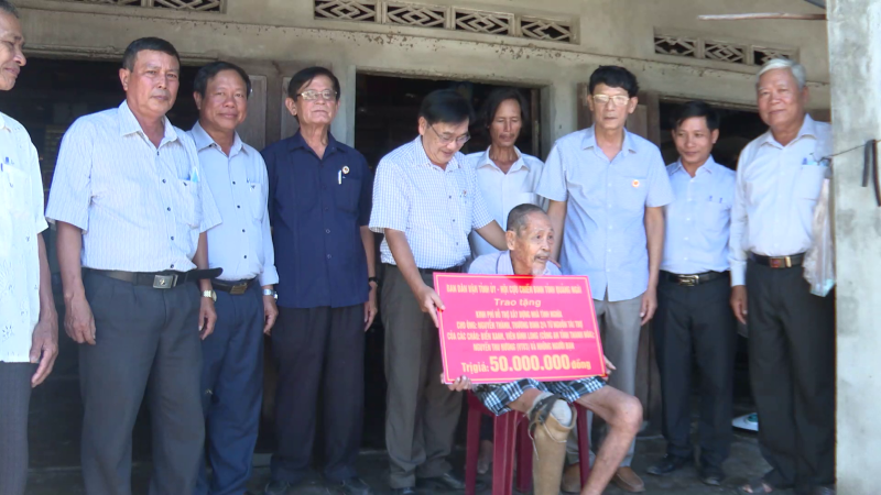 Hỗ trợ xây nhà cho hội viên cựu chiến binh nghèo