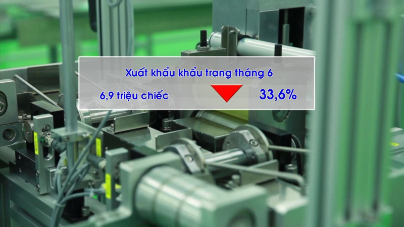 Xuất khẩu khẩu trang y tế thấp kỷ lục