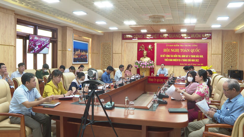 Uỷ ban kiểm tra Trung ương sơ kết 6 th&aacute;ng đầu năm