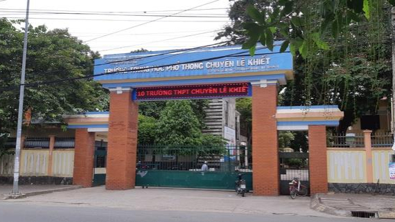 Trường THPT Chuyên Lê Khiết công bố điểm chuẩn vào lớp 10