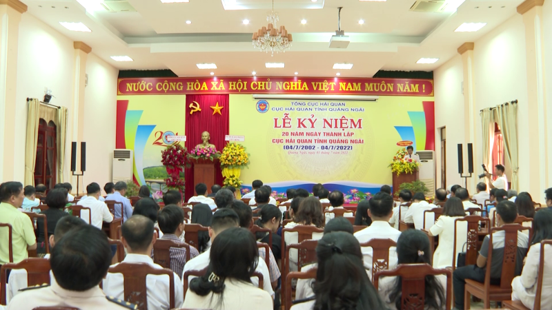Kỷ niệm 20 năm thành lập Cục hải quan tỉnh Quảng Ngãi