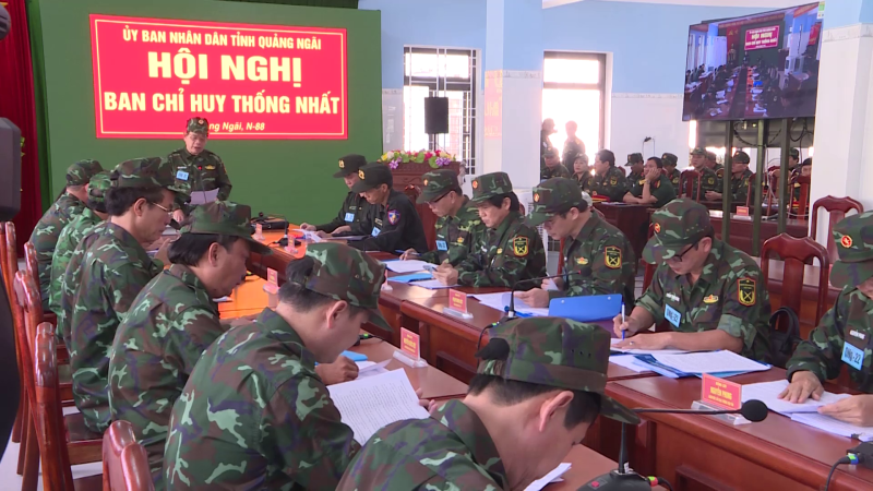 Diễn tập vận hành cơ chế trong diễn tập khu vực phòng thủ