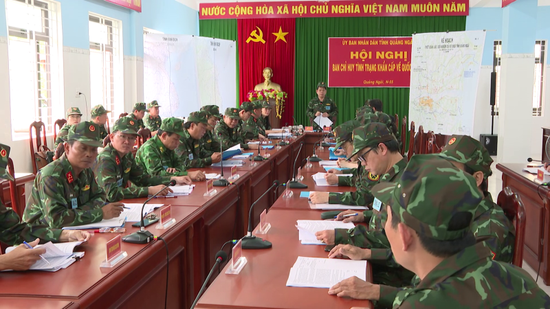 Tổng duyệt nội dung vận hành cơ chế trong diễn tập khu vực phòng thủ