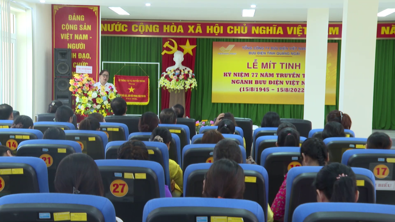 Mitting kỷ niệm 77 năm ngày truyền thống ngành Bưu điện Việt Nam