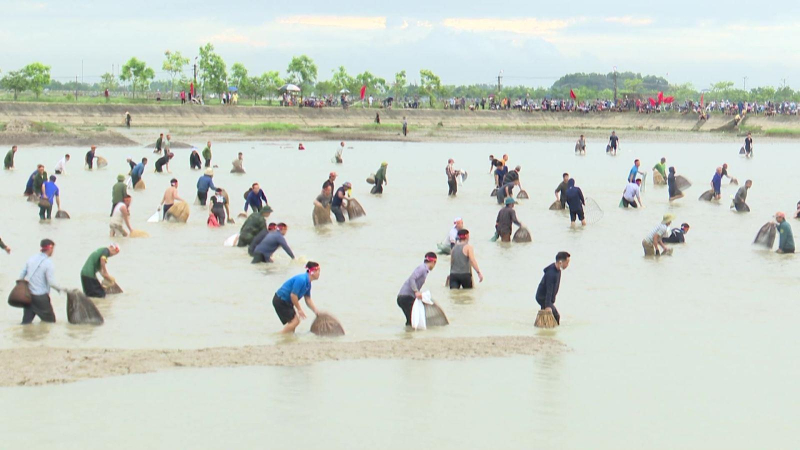 H&agrave; Tĩnh kh&ocirc;i phục lễ hội bắt c&aacute; truyền thống tại c&aacute;c v&ugrave;ng qu&ecirc;