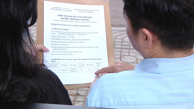 Nhiều lỗi khiến thí sinh bối rối trong xét tuyển đại học