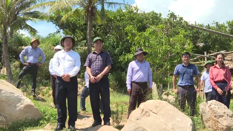 Chủ tịch UBND tỉnh thăm mô hình du lịch cộng đồng làng Gò Cỏ