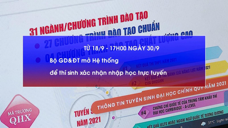 Các trường đại học đồng loạt công bố điểm chuẩn