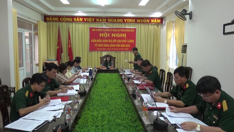 B&iacute; thư Tỉnh ủy, B&iacute; thư Đảng ủy qu&acirc;n sự tỉnh chủ tr&igrave; hội nghị kiểm điểm đảng bộ qu&acirc;n sự tỉnh