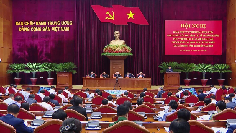 Hội nghị toàn quốc quán triệt, triển khai Nghị quyết số 23/NQ-TW