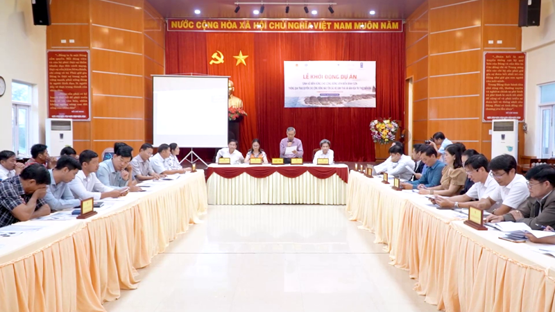 Khởi động dự án “Sinh kế bền vững cho cộng đồng ven biển Bình Sơn”