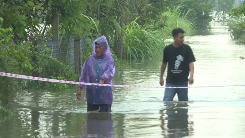 Tư Nghĩa đảm bảo an toàn cho người dân vùng ngập lụt