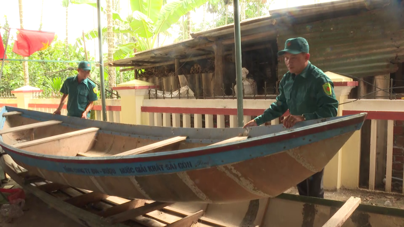 Hành Dũng tăng cường phòng chống lụt bão