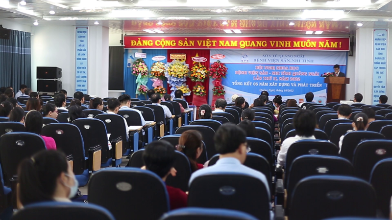 Bệnh viện sản nhi tỉnh tổ chức hội nghị khoa học kỹ thuật lần II/2022