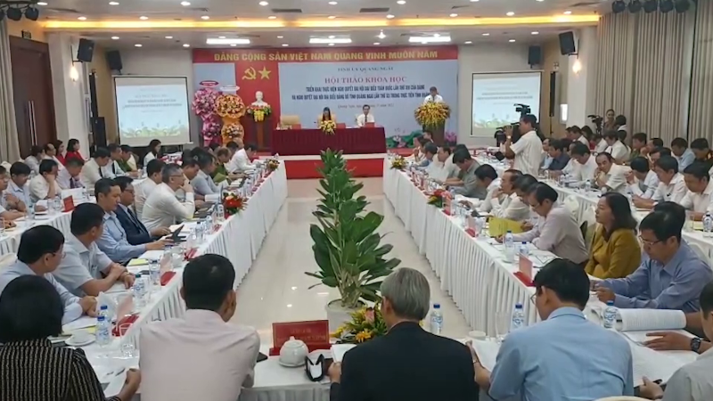 Hội thảo triển khai thực hiện Nghị quyết Đại hội XIII của Đảng và Đại hội XX đảng bộ tỉnh