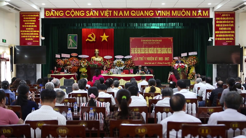 Hội người mù tỉnh Quảng Ngãi Đại hội đại biểu lần thứ V